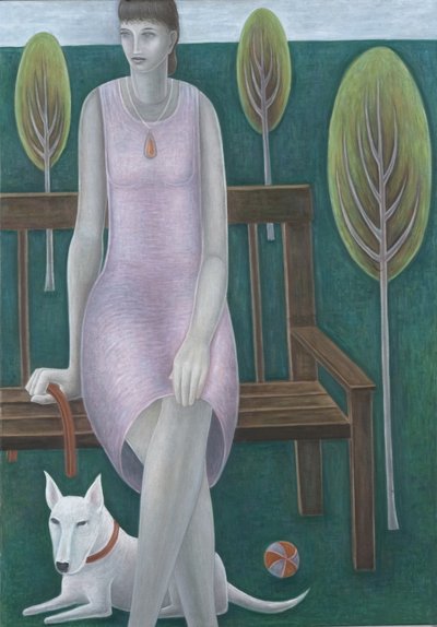 Vrouw in Park, 2006 door Ruth Addinall